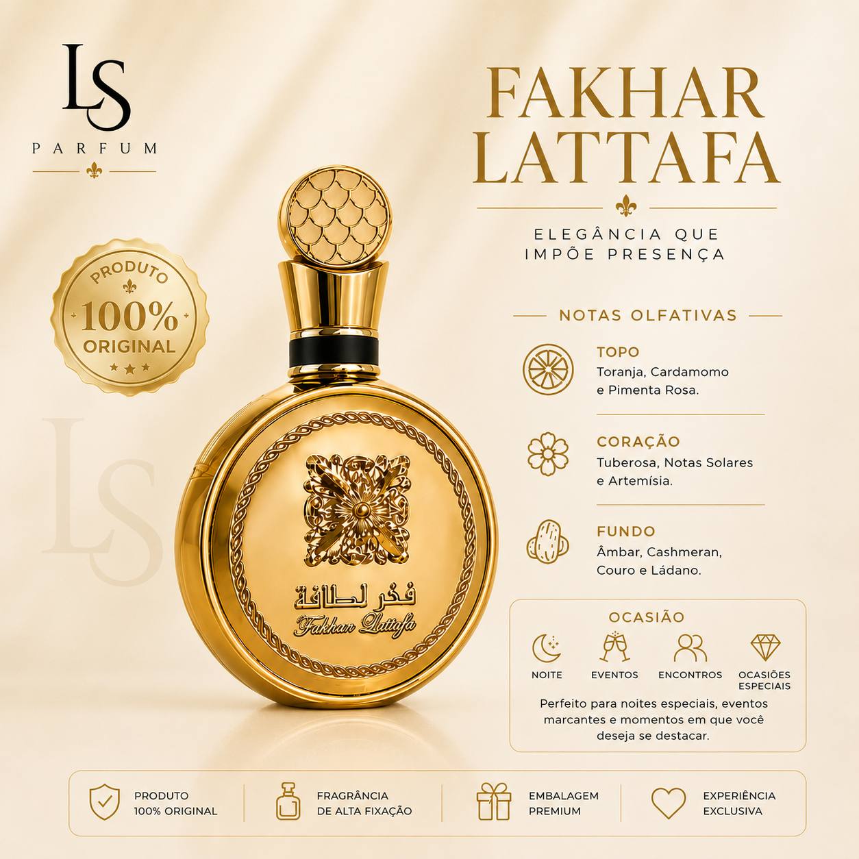 Fakhar Extrait Lattafa - Imagem 3